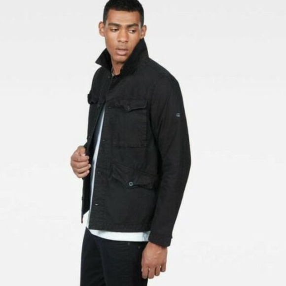 G Star Raw Vodan Dark Black Jacket NWT - Picture 2 of 7